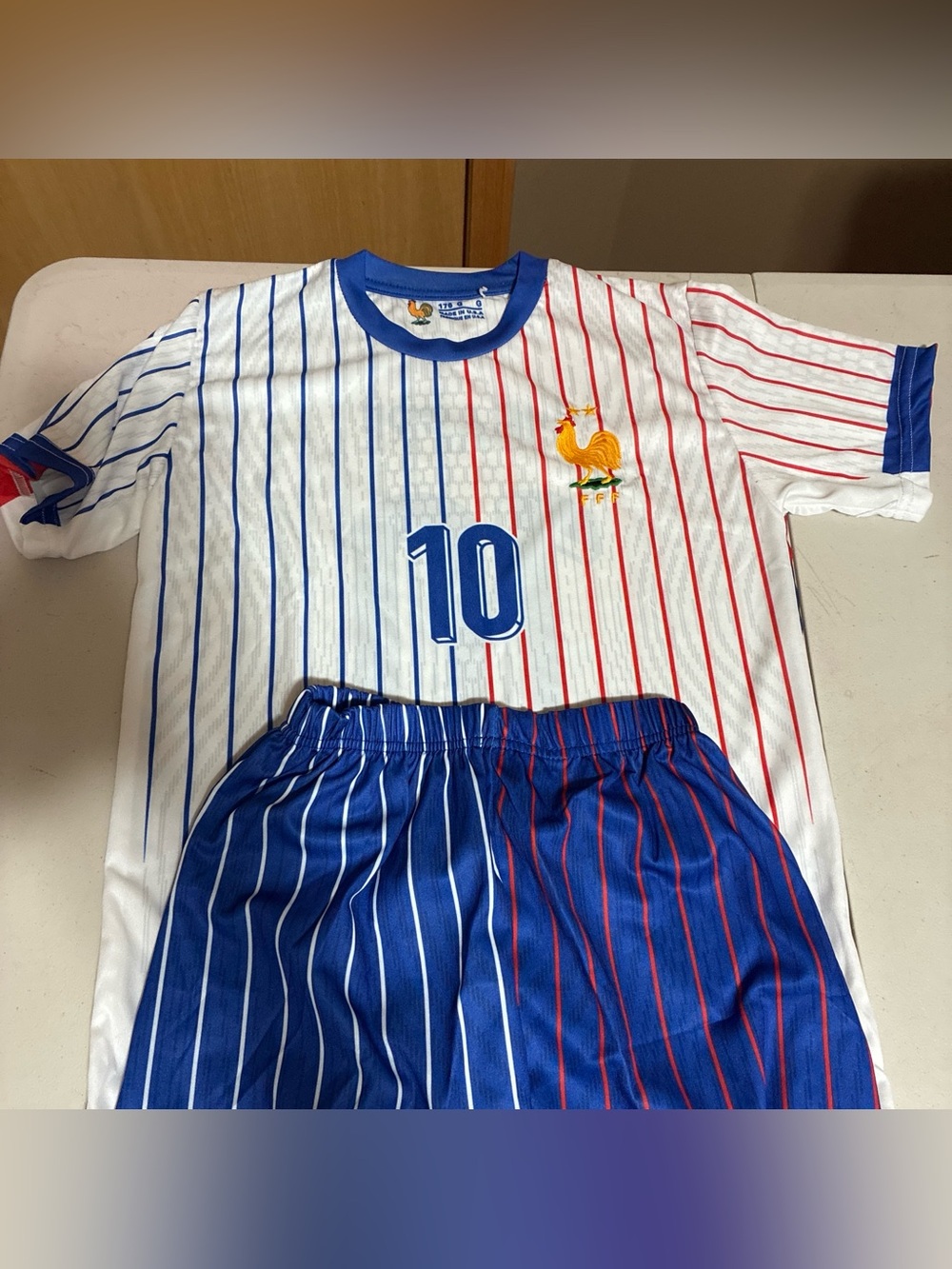 Mbappe soccer jersey and matching short set size 10-13 years